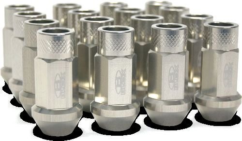 BLOX Geschmiedete Aluminium Lug Nuts SILBER - M12x1.5 16 Stk. Set