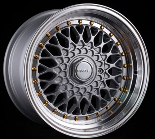 Dare Wheels - DR-RS Silber-Gold (15/16/17 Zoll)