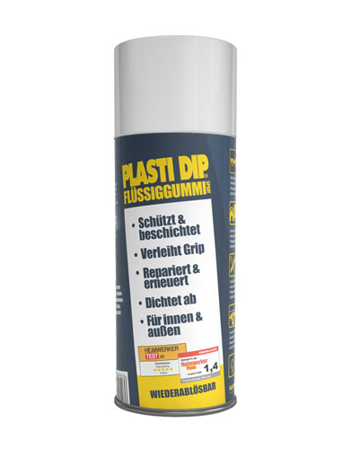 4x Plasti Dip Flüssiggummi Spray - 400ml Sprühdose Matt Weiß