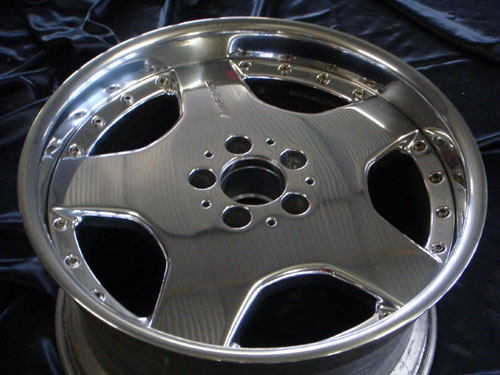 Chrompolieren - Chrompolieren als Komplettpolierung der Felge