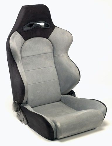 Verstellbarer Sportsitz Type C Eco  - Schwarz / Grau