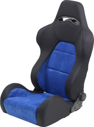 Adjustable Sport Seat Type Eco Soft - Black / Blue