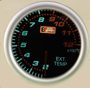 AG Exhaust Gas Temperature Gauge - 52mm(2 inch) in Smoke Design