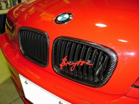 Carbon Grill-Abdeckung - E46 Coupe 99-03