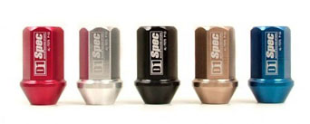D1 Racing Spec Aluminium Lug Nuts Short - M12x1.5 Set of 20pcs