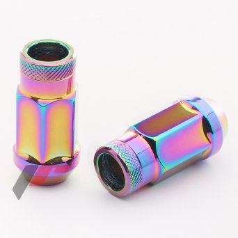 JR Forged Steel Lug Nuts Neo Chrome - M12x1.5 Set of 20 pcs