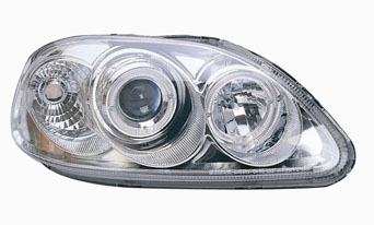 Headlights Angeleyes in Chrome with blinker - Civic 96-99