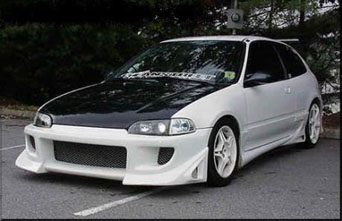 92 civic hatchback carbon fiber hood