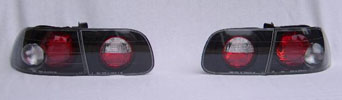 Taillights JDM Black - Civic 92-95 (Hatchback)