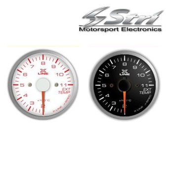 STRI X-LINE Exhaust Temperature Gauge Amber - 52mm (2 inch)