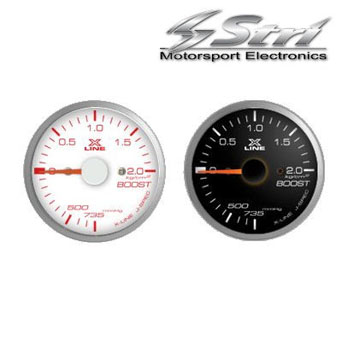STRI X-LINE Boost Gauge Amber - 52mm (2 inch)