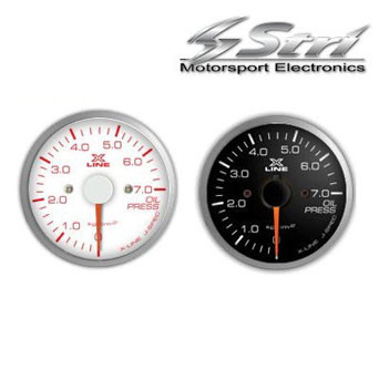 STRI X-LINE Tachometer Gauge Amber - 52mm (2 inch)