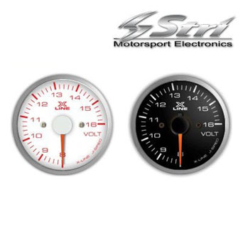 STRI X-LINE Voltmeter Gauge Amber - 52mm (2 inch)